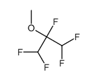 1,1,2,3,3-pentafluoro-2-methoxypropane结构式