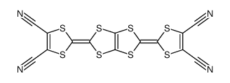 2,2'-([1,3]dithiolo[4,5-d][1,3]dithiole-2,5-diylidene)bis(1,3-dithiole-4,5-dicarbonitrile) Structure