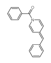 Methanone,phenyl[4-(phenylmethylene)-1(4H)-pyridinyl]- Structure