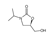 2-Oxazolidinone,5-(hydroxymethyl)-3-(1-methylethyl)-,(5R)-(9CI) structure