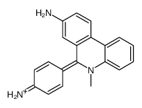 6-(4-aminophenyl)-5-methylphenanthridin-5-ium-8-amine Structure