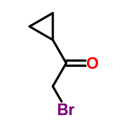 2-Bromo-1-cyclopropylethanone structure