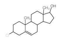 Androst-5-en-17-ol,3-chloro-, (3b,17b)- (9CI)结构式