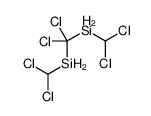 [dichloro(dichloromethylsilyl)methyl]-(dichloromethyl)silane结构式