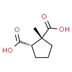 CIS-1-METHYLCYCLOPENTANE-1,2-DICARBOXYLIC ACID Structure
