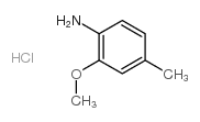 2-Methoxy-4-methylaniline hydrochloride structure