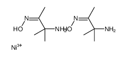N-(3-amino-3-methylbutan-2-ylidene)hydroxylamine,nickel(3+) Structure