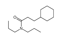 3-cyclohexyl-N,N-dipropylpropanamide structure