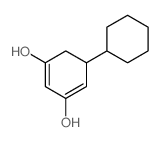 1,3-Cyclohexadiene-1,3-diol,5-cyclohexyl-结构式