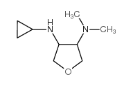 3-(Cyclopropylamino)-4-(N,N-dimethylamino)tetrahydrofuran structure