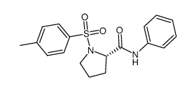 1-(toluene-4-sulfonyl)-L-prolin-anilide Structure