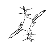 [(Li(C6H4SEt-2)(N,N,N',N'-tetramethylethylenediamine))2]结构式