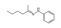 2-hexanone phenylhydrazone Structure