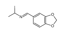 N-(2-propyl)-piperonylideneamine结构式