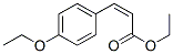 (Z)-3-(4-Ethoxyphenyl)propenoic acid ethyl ester structure