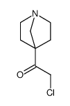 Ethanone, 1-(1-azabicyclo[2.2.1]hept-4-yl)-2-chloro- (9CI)结构式
