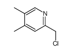 2-(chloromethyl)-4,5-dimethylpyridine结构式