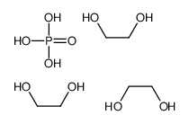 ethane-1,2-diol,phosphoric acid Structure