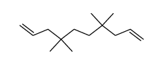 4,4,7,7-tetramethyl-1,9-decadiene Structure