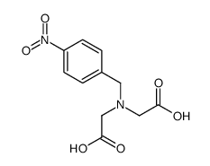 2-[carboxymethyl-[(4-nitrophenyl)methyl]amino]acetic acid Structure