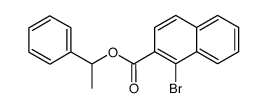 1-phenylethyl 1-bromo-2-naphthoate Structure
