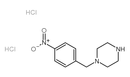 1-(4-Nitrobenzyl)piperazine dihydrochloride Structure