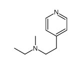 4-Pyridineethanamine,N-ethyl-N-methyl-(9CI) structure