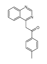 4'-methyl-ο-[4(3H)-quinazolinylidene]acetophenone Structure