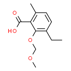 Benzoic acid, 3-ethyl-2-(methoxymethoxy)-6-methyl- (9CI)结构式