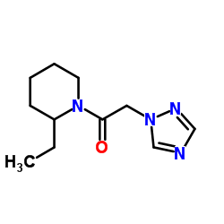 Piperidine, 2-ethyl-1-(1H-1,2,4-triazol-1-ylacetyl)- (9CI) picture