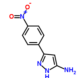 3-(4-Nitrophenyl)-1H-pyrazol-5-amine Structure