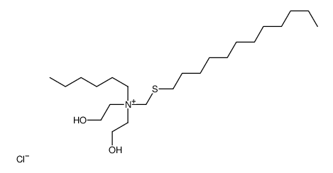 N-((DODECYLTHIO)METHYL)-N,N-BIS(2-HYDROXYETHYL)* Structure