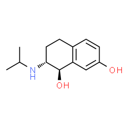 1,7-Naphthalenediol, 1,2,3,4-tetrahydro-2-[(1-methylethyl)amino]-, trans- (9CI) Structure