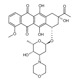 3'-(4-morpholinyl)-3'-deaminodaunorubicin picture
