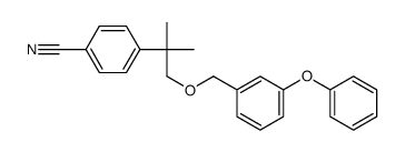 4-[2-methyl-1-[(3-phenoxyphenyl)methoxy]propan-2-yl]benzonitrile结构式