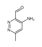 4-amino-6-methylpyridazine-3-carbaldehyde Structure