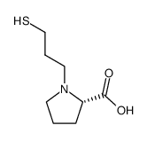 1-(3-mercaptopropyl)-L-proline Structure