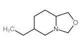 3H-Oxazolo[3,4-a]pyridine, 6-ethylhexahydro-结构式