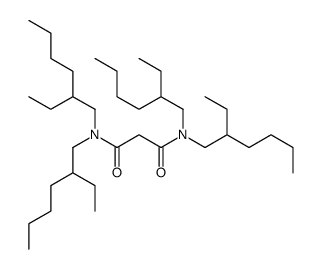 N,N,N',N'-tetrakis(2-ethylhexyl)propanediamide Structure