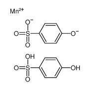 manganese bis(4-hydroxybenzenesulphonate)结构式