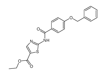 2-(4-Benzyloxy-benzoylamino)-thiazole-5-carboxylic acid ethyl ester Structure