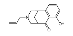 11-allyl-6-hydroxy-11-aza-tricyclo[7.3.1.02,7]trideca-2(7),3,5-trien-8-one结构式