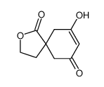 9-hydroxy-2-oxaspiro[4.5]dec-8-ene-1,7-dione Structure