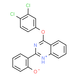 2-[4-(3,4-Dichlorophenoxy)quinazolin-1-ium-2-yl]phenolate picture