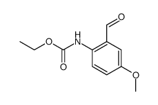 ethyl (2-formyl-4-methoxyphenyl)carbamate结构式