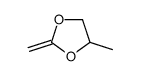 2-Methylene-4-methyl-1,3-dioxolane structure