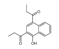 2,4-Dipropionyl-[1]naphthol Structure