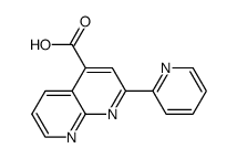 2-(Pyridin-2-yl)-1,8-naphthyridine-4-carboxylicacid Structure