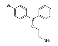 2-[(4-bromophenyl)-phenylboranyl]oxyethanamine Structure