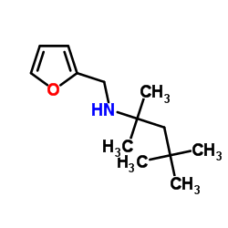 N-(2-Furylmethyl)-2,4,4-trimethyl-2-pentanamine结构式